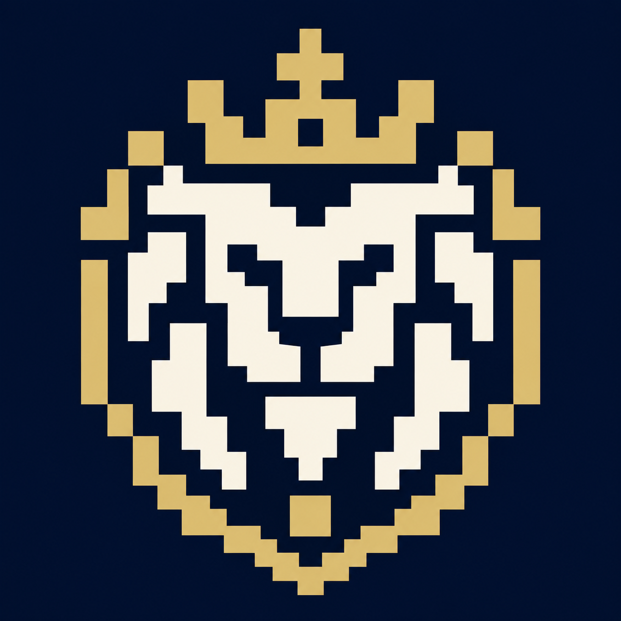 Golden Dynasty crowned lion crest